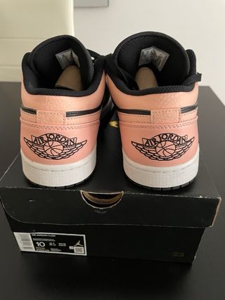 Zapatillas Nike Air Jordan 1 Low Rosa y Negro