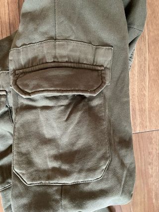 Pantalón Cargo Verde-Mango-Talla S