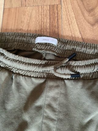 Pantalón Cargo Verde-Mango-Talla S