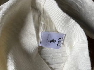 Jersey Polo Ralph Lauren Cable Knit Blanco