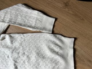 Jersey Polo Ralph Lauren Cable Knit Blanco