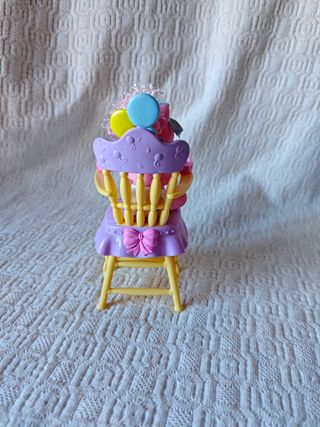 muñeco my little pony con trona para comer nuevo