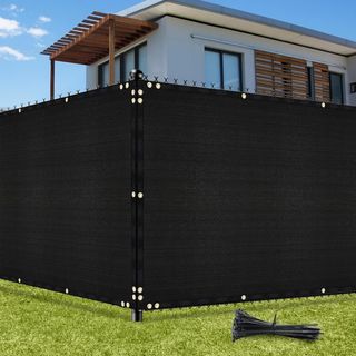 UIRWAY Malla de Ocultacion Jardin Negro 1.5 x 10m