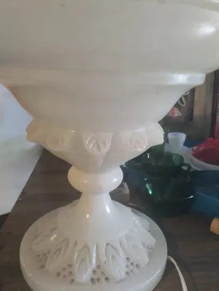 Pie de lámpara de alabastro para decorar