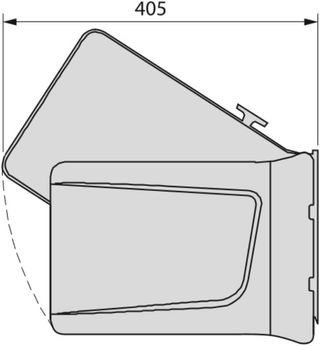 Emuca - Contenedor de basura incorporado para gabi
