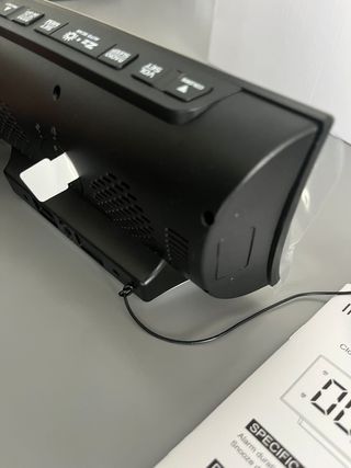 Reloj Despertador Proyector LED Radio