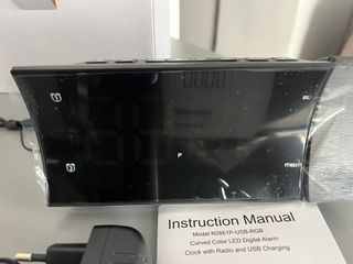 Reloj Despertador Proyector LED Radio