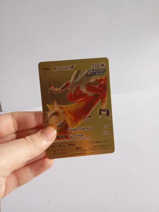 Lote de cartas Pokémon doradas