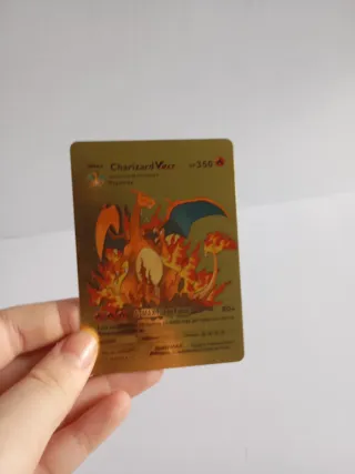 Lote de cartas Pokémon doradas