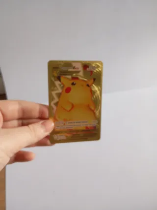 Lote de cartas Pokémon doradas
