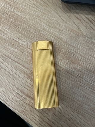 Accendino Cartier Dorato Originale