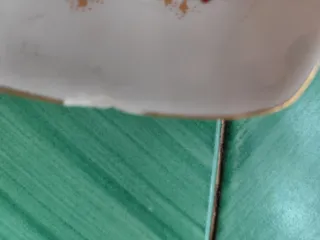 Piatto antipasto porcellana oro