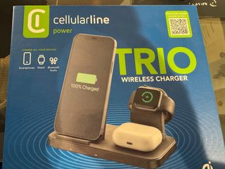 Cargador Inalámbrico Cellularline Trio