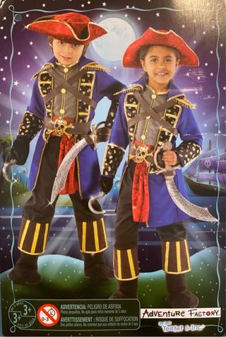 Disfraz Pirata Talla 7-8
