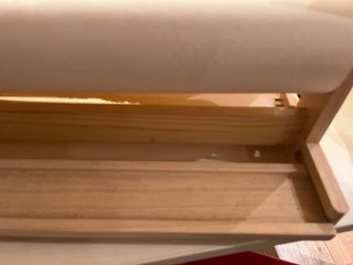 Soporte de madera para rollo de papel