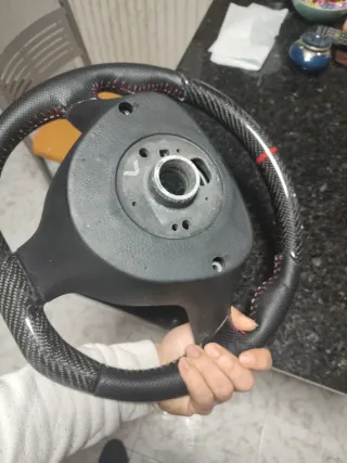 Volante Fibra Carbono Leon MK1 Golf MK4