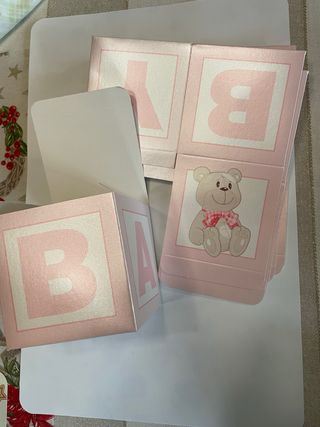 Scatole decorative BABY per neonata