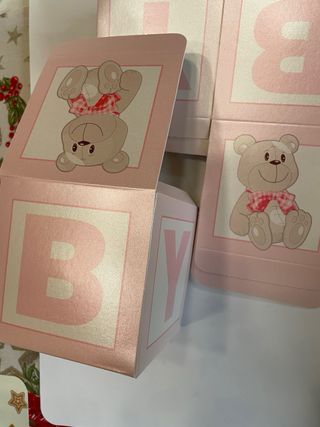 Scatole decorative BABY per neonata