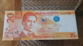 Billete de 20 Pesos Filipinos