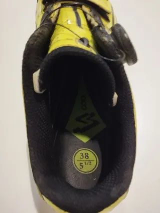 Zapatillas Ciclismo Spiuk Amarillas Talla 38