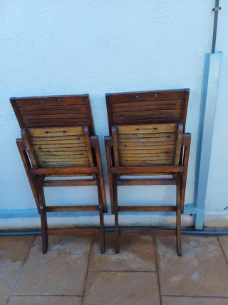 Mesa de madera para jardín