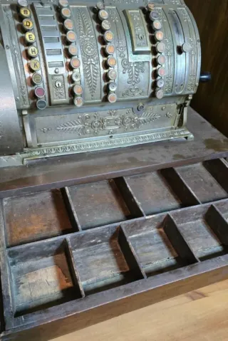 Máquina Registradora National Vintage 1917