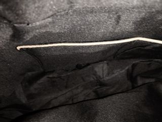 Borsa Blu Marino e Beige con Texture