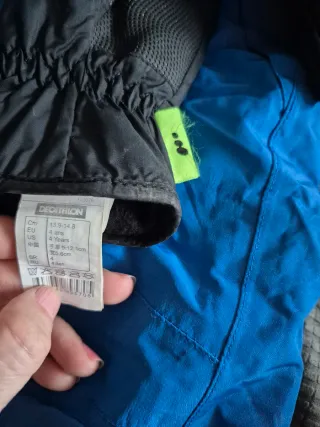 Peto de esquí azul para niño 4-6