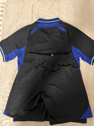 Conjunto Deportivo Nike Negro y Azul