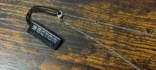 Collana Sector Doppio Cuore Oro Argento