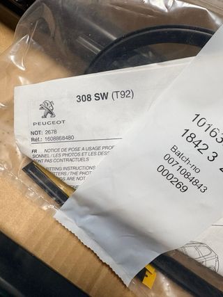 Barras portaequipajes Peugeot SW