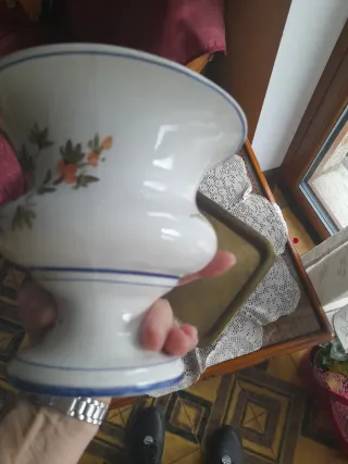 Vaso Bassano Bellissimo decorato fiori