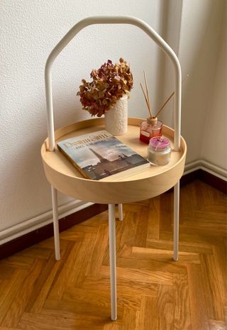 Mesa auxiliar redonda Ikea