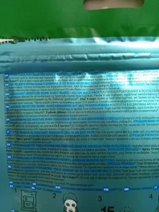 Mascarillas para el rostro de Garnier