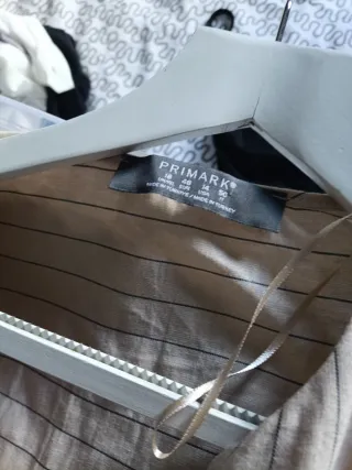 Blusa ZARA Beige Rayas