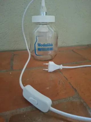 Lampada Nutella Vetro Trasparente