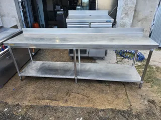 Mesa de trabajo industrial acero inoxidable