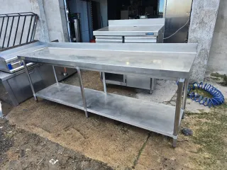 Mesa de trabajo industrial acero inoxidable