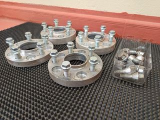 Separadores 5x108 20mm 25mm fijación doble