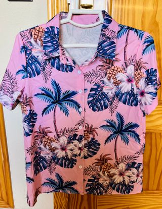 Camisa hawaiana mujer
