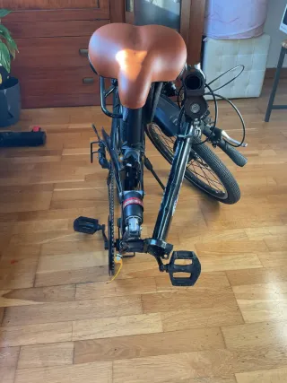 Bicicleta Plegable Negra