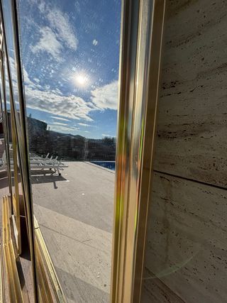 2x2 Puertas Correderas Espejo Dorado