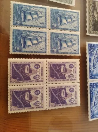 8 Bloques Sellos Argentina
