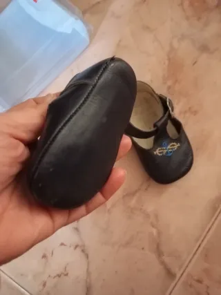 Zapatos de bebé azul marino