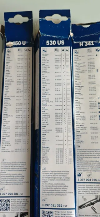 Limpiaparabrisas Bosch para varios modelos