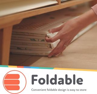 Nuby - Alfombra Bebe Acolchada Plegable Reversible