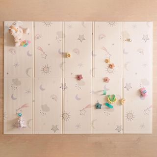 Nuby - Alfombra Bebe Acolchada Plegable Reversible