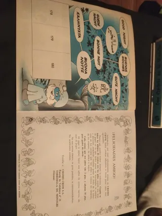 Album cromos Los pitufos.