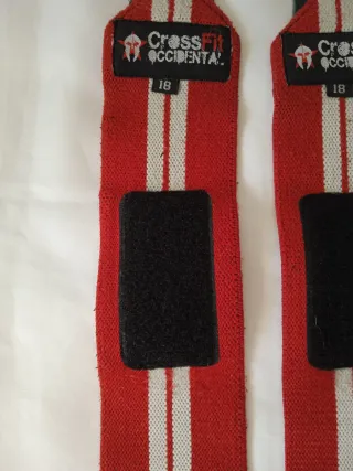 Muñequeras CrossFit Occidenta 18 Rojas