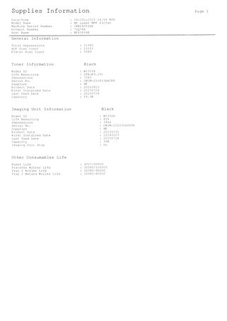 Stampante Multifunzione HP Laser 432fdn